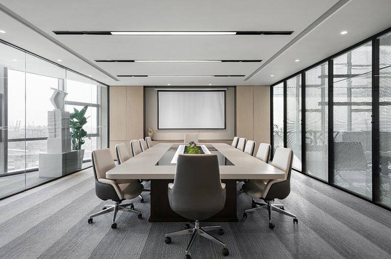 現代風格會議室裝修效果圖