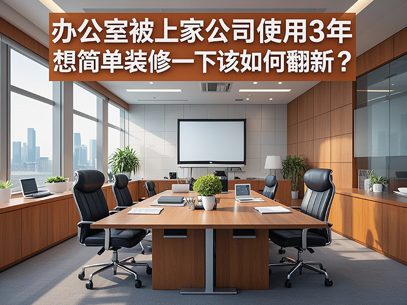 辦公室被上家公司使用3年，想簡單裝修一下該如何翻新？