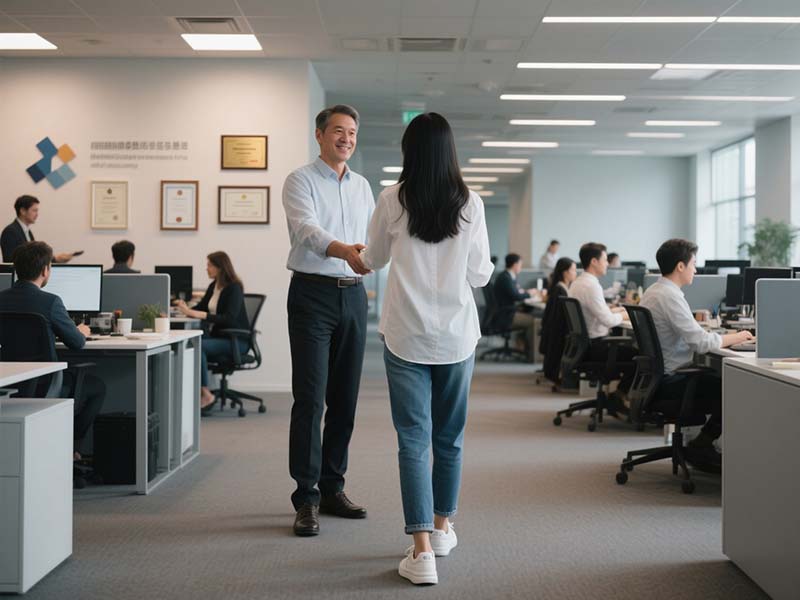 辦公室裝修施工項(xiàng)目驗(yàn)收合格交付